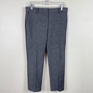 Ann Taylor - Dark Gray Mid Rise 6 Petite Slim Ankle Pants